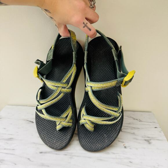 Chaco Z Cloud X2 Green Outdoor Sandals Women’s Size 10 - Picture 7 of 8